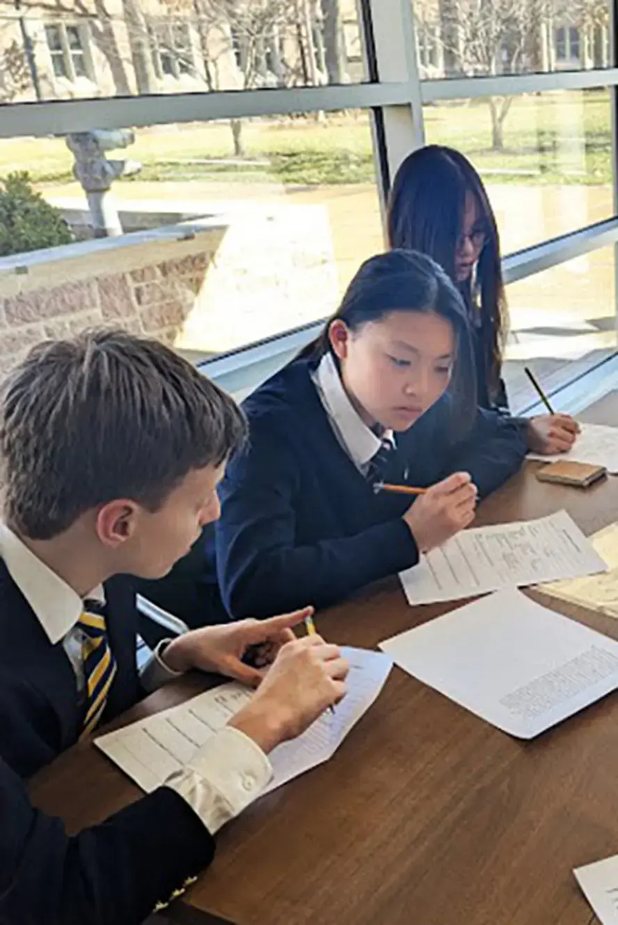 Boarding international students love learning in work groups.