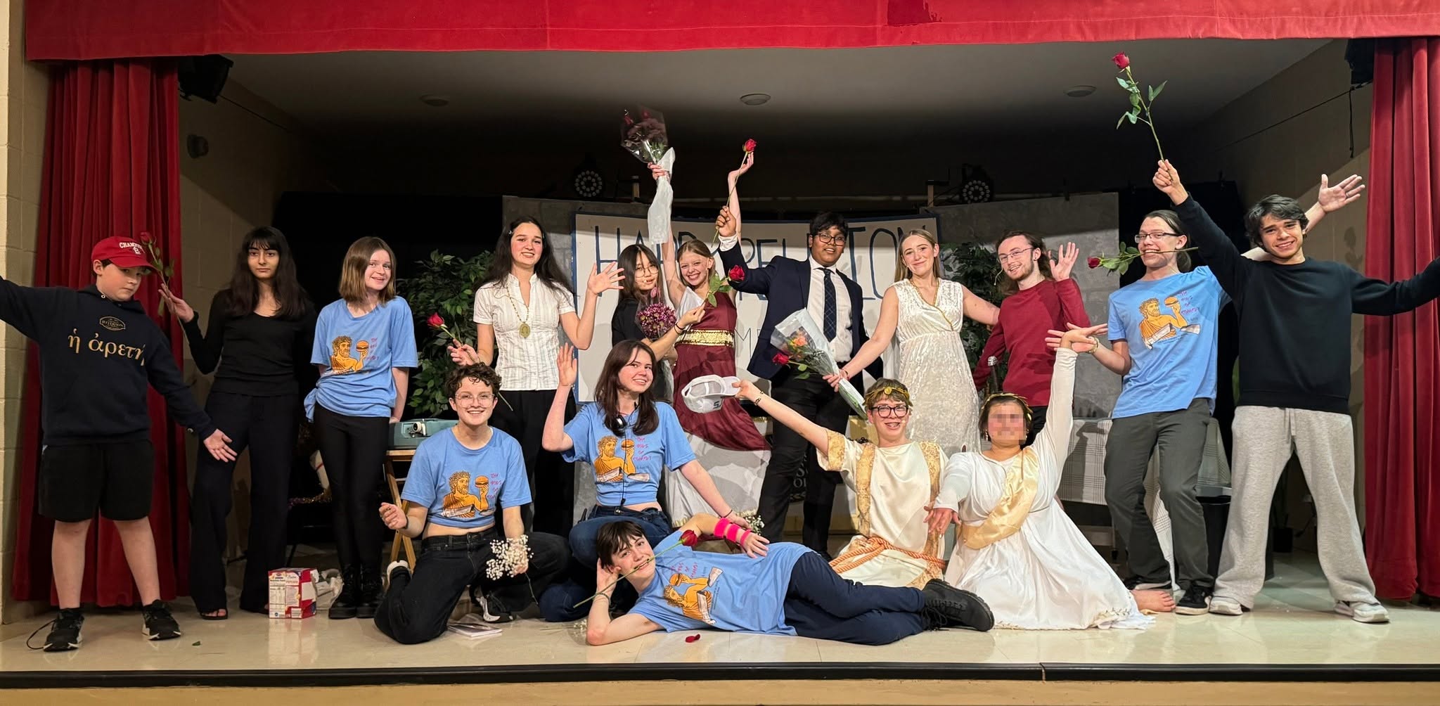 TJ students participating in theater