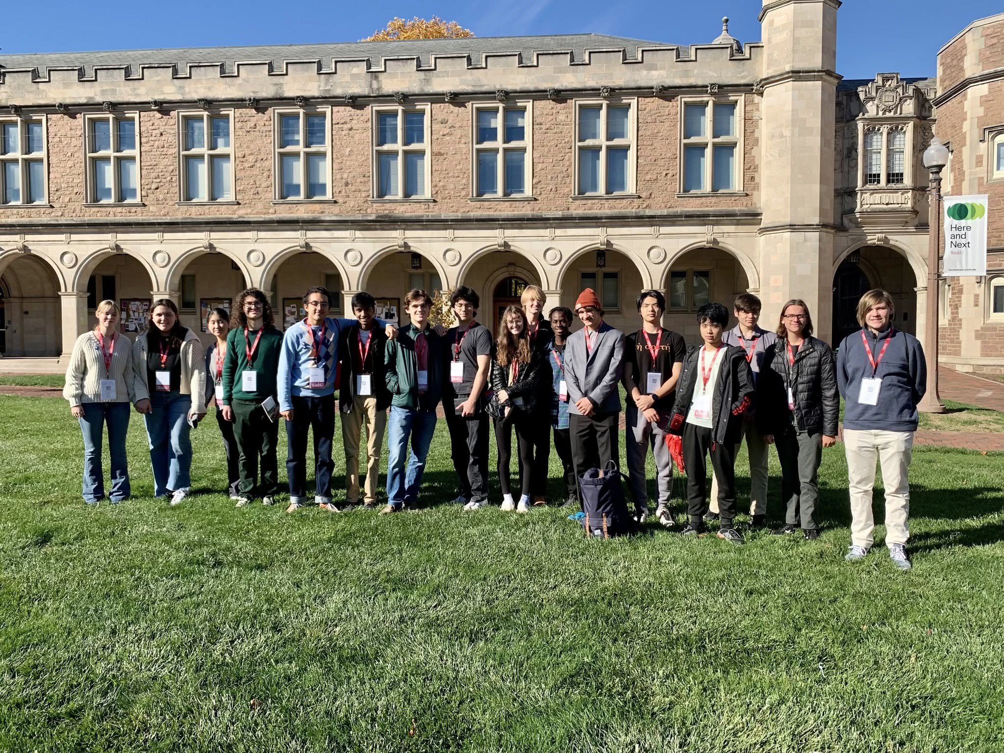 TJ students visiting Washington University