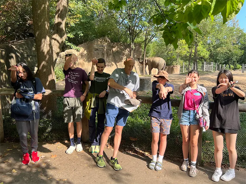 TJ students on an academic outing in St. Louis